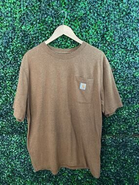 Carhartt, men’s Large Brown Tshirt